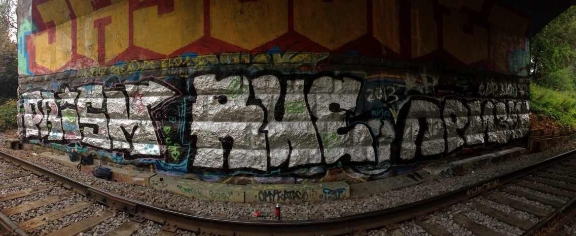 Graffiti Bombing in Saint Petersburg - Photo by El_Edagzo - Rue (2013)