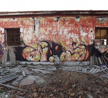 Graffiti Wall in Greece - Photo by Eldmi - eldmi, bsk, salonica