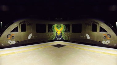 Graffiti Train in Greece - Photo by Eldmi - eldmi, character, train