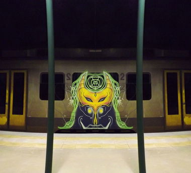 Graffiti Train - Photo by Eldmi