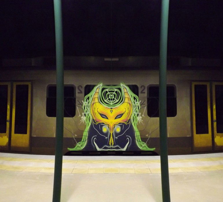 Graffiti Train - Photo by Eldmi