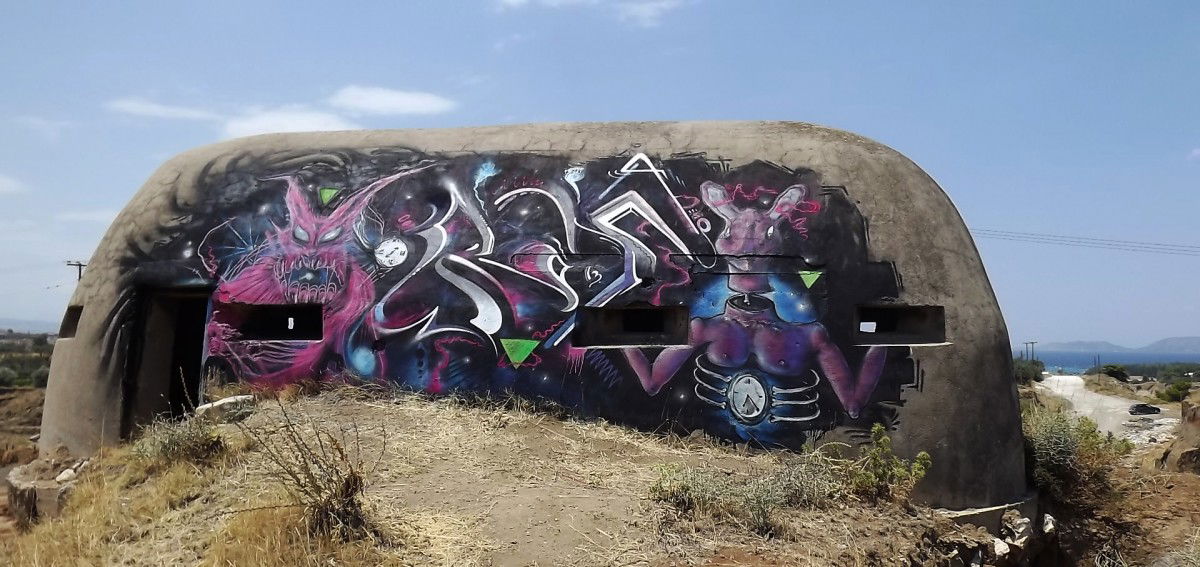 Graffiti Wall in Greece - Photo by Eldmi - eldmi, bran, rkuan