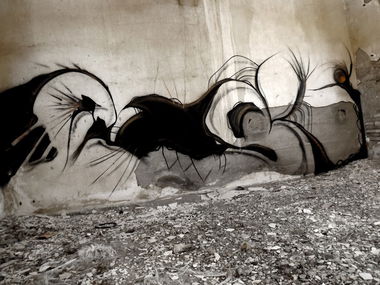 Graffiti Wall in Greece - Photo by Eldmi - eldmi, abandoned