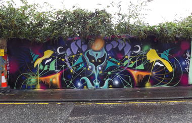 Graffiti Wall in Edinburgh - Photo by Eldmi