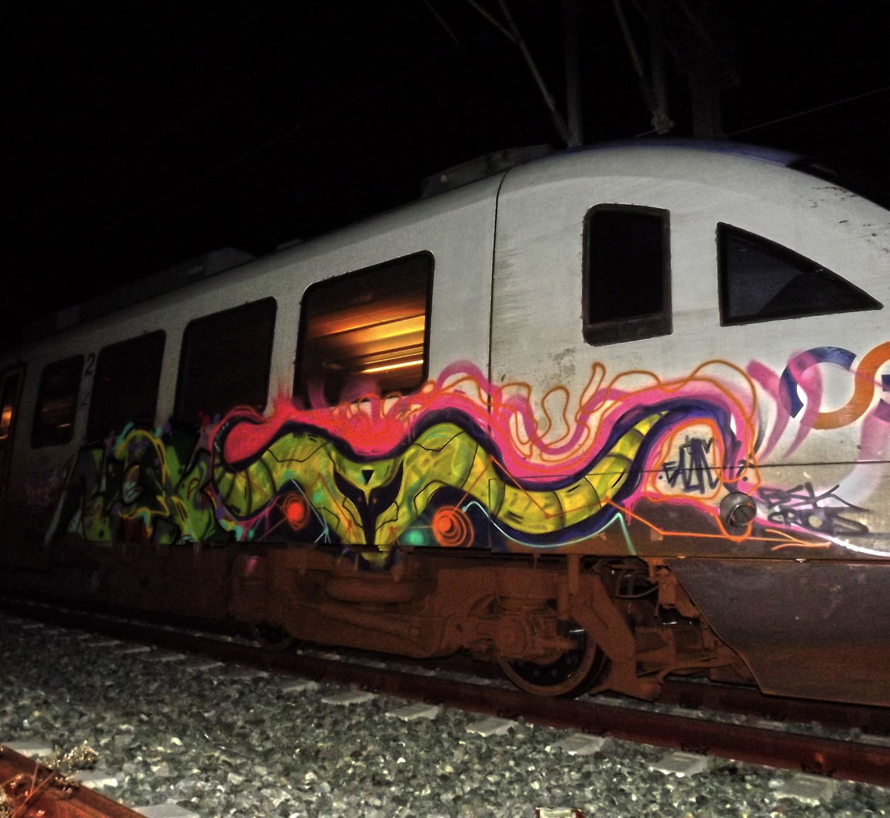 Graffiti Train - Photo by Eldmi