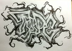 Graffiti Wall in BRNO - Photo by EliK - Type, SketchBattle, Elik (2018)