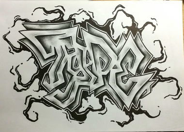 Graffiti Wall in BRNO - Photo by EliK - Type, SketchBattle, Elik (2018)