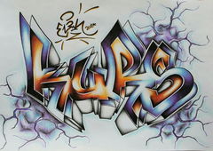 Graffiti Wall in BRNO - Photo by EliK - kurs, sketch, battle (2017)