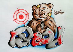 Graffiti Sketch - Photo by EliK - reload, shots (2016)