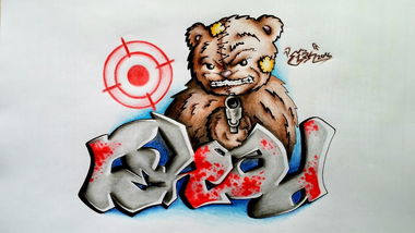 Graffiti Sketch - Photo by EliK - reload, shots (2016)