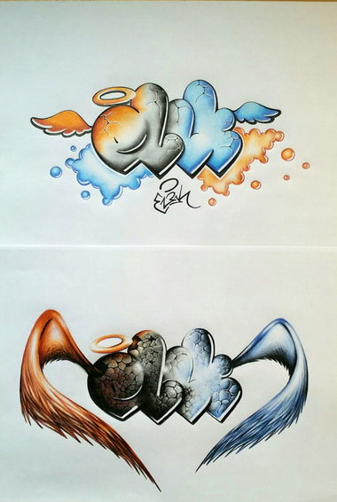 Graffiti Wall in BRNO - Photo by EliK - doodle, Elik, sketches (2017)