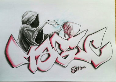 Graffiti Sketch - Photo by EliK - magic, battle (2016)