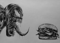 Graffiti Sketch - Photo by EliK - Realistic, Drawings, Venom