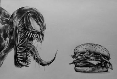 Graffiti Sketch - Photo by EliK - Realistic, Drawings, Venom