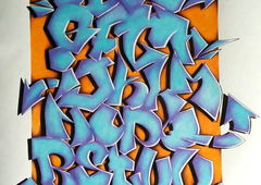 Graffiti Wall - Photo by EliK - battle, alphabet (2016)