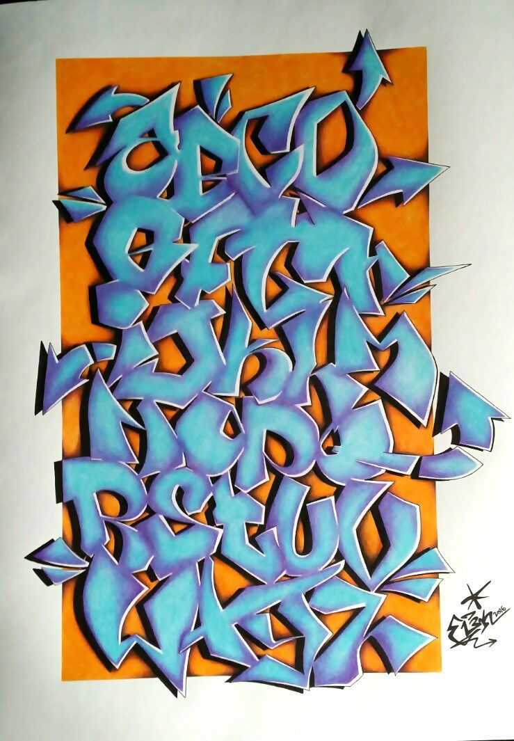 Graffiti Wall - Photo by EliK - battle, alphabet (2016)