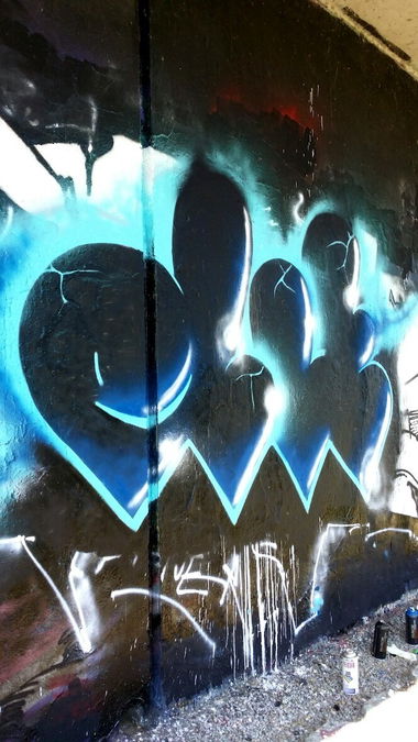 Graffiti Wall - Photo by EliK - Elik, Prague, Trip (2017)