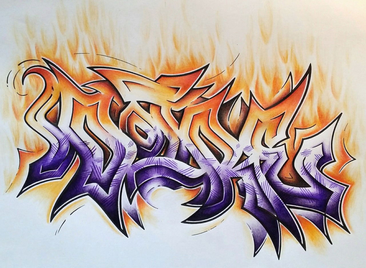 Graffiti Sketch - Photo by EliK - Doire, Elik