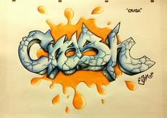 Graffiti Sketch - Photo by EliK - crash, battle (2016)