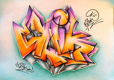 Graffiti Sketch in Brno - Photo by EliK - Chilltime, E (2017)