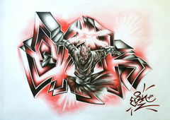 Graffiti Sketch - Photo by EliK - DarthMaul, Elik (2017)