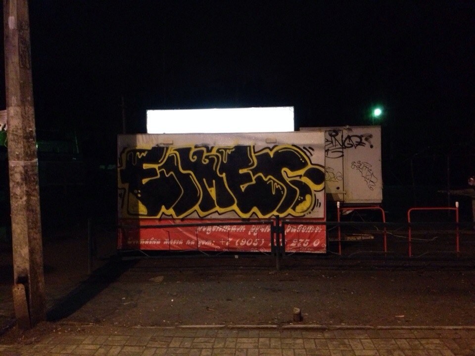 Graffiti Bombing in Vsevolozhsk - Photo by Elmer23 - Elmer, bombing, flop (2013)
