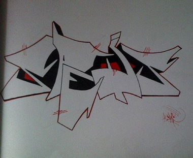 Graffiti Sketch - Photo by Elmoney - Spejsone (2014)