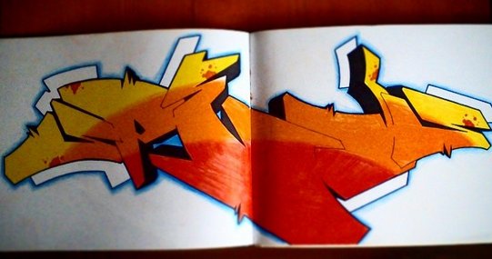 Graffiti Sketch - Photo by Elmoney - SpejsOne (2014)