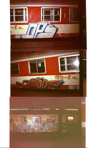 Graffiti Train - Photo by Elmooner