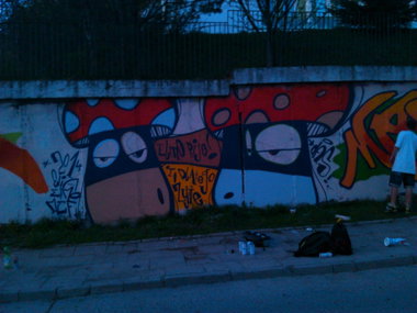 Graffiti Wall - Photo by Elmooner