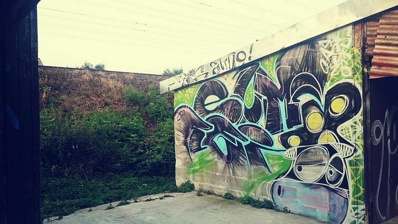 Graffiti Wall - Photo by Elmooner