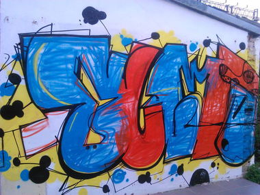 Graffiti Wall - Photo by Elmooner