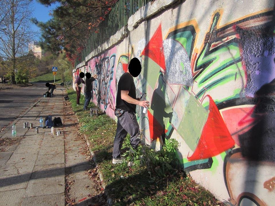 Graffiti Wall - Photo by Elmooner