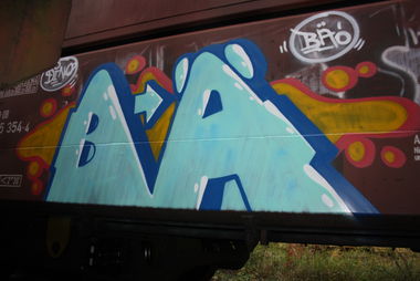 Graffiti Train - Photo by Endgleist - BÄ, Fright