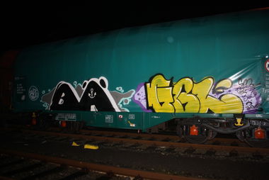 Graffiti Train - Photo by Endgleist - BÄ, GBL, Fright