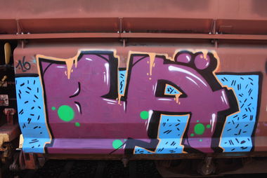 Graffiti Wall - Photo by Endgleist - BÄ, Fright