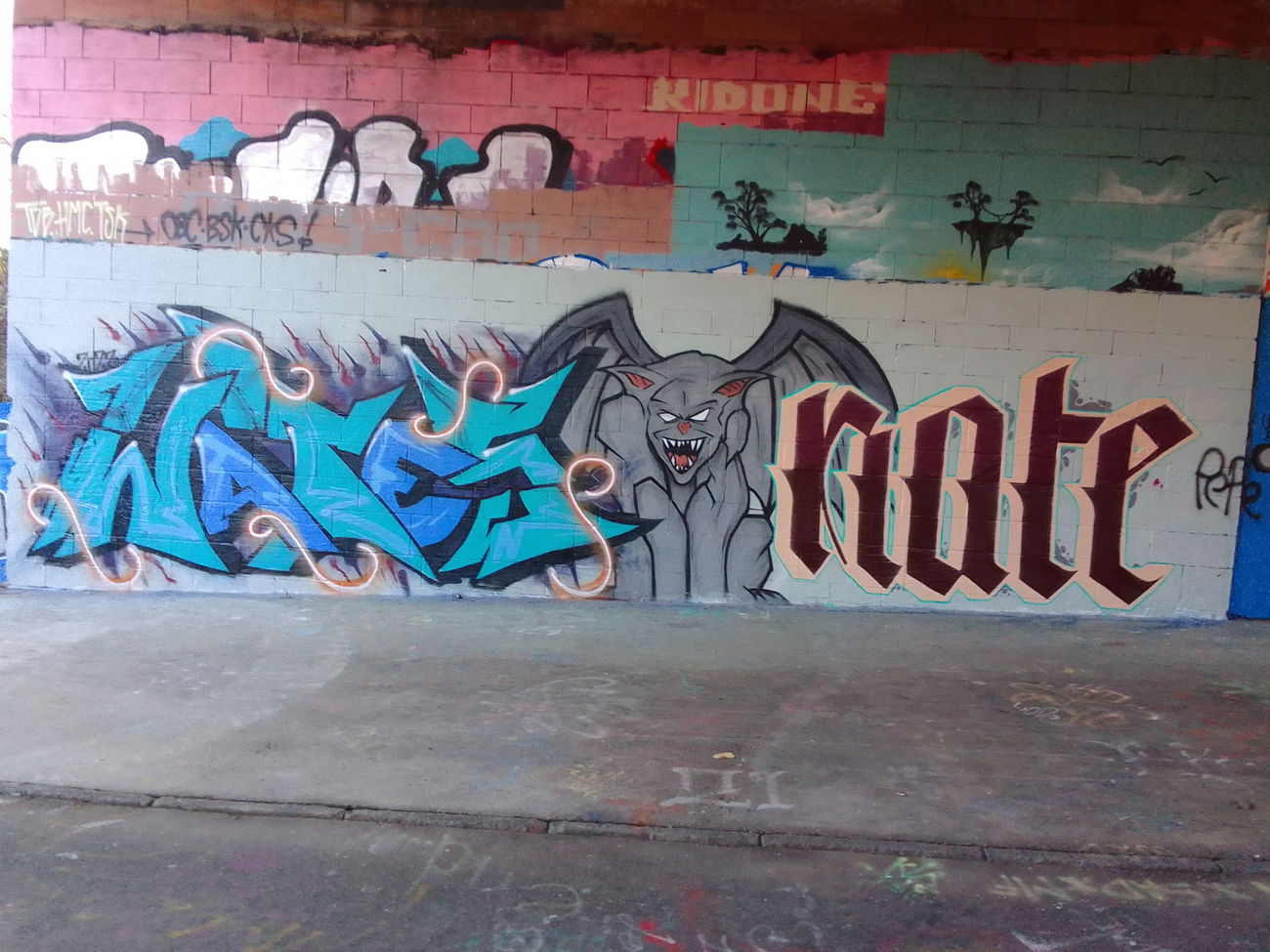 Graffiti Wall in Mannheim 68 chefs - Photo by Endtooend