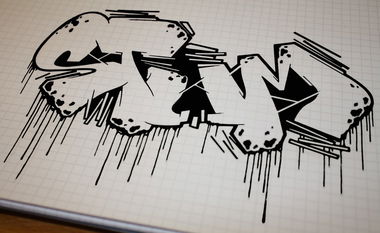 Graffiti Sketch in Osnabrück - Photo by EntePaul - Stum, EP, Osnabrück