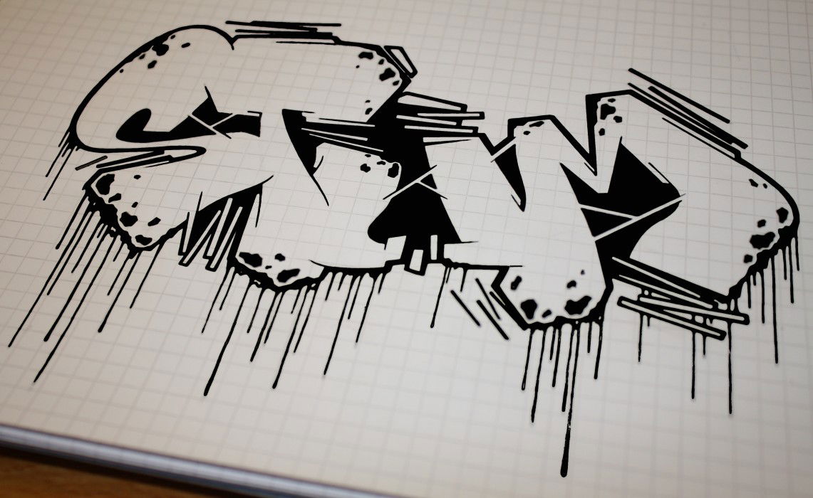 Graffiti Sketch in Osnabrück - Photo by EntePaul - Stum, EP, Osnabrück