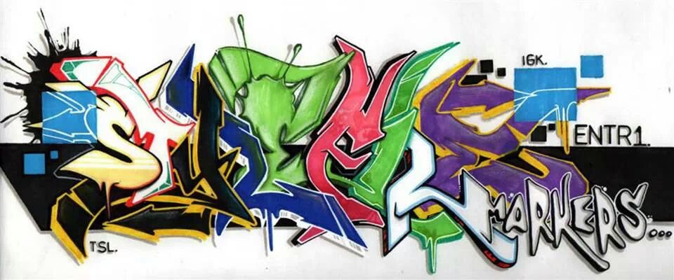 Graffiti Sketch - Photo by Entr1TSL (2014)