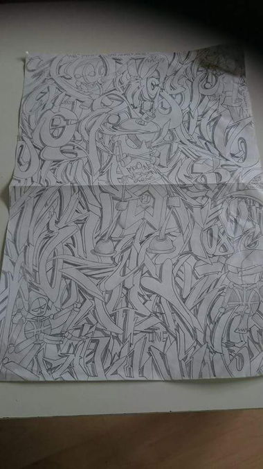 Graffiti Sketch - Photo by Eolion (2006)