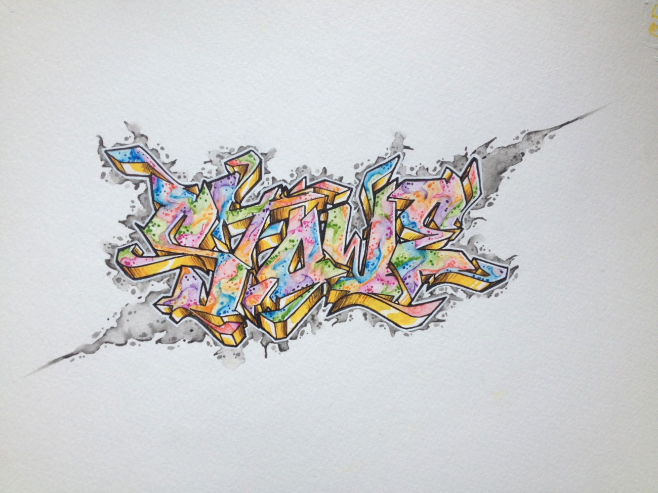 Graffiti Sketch - Photo by Epion (2017)