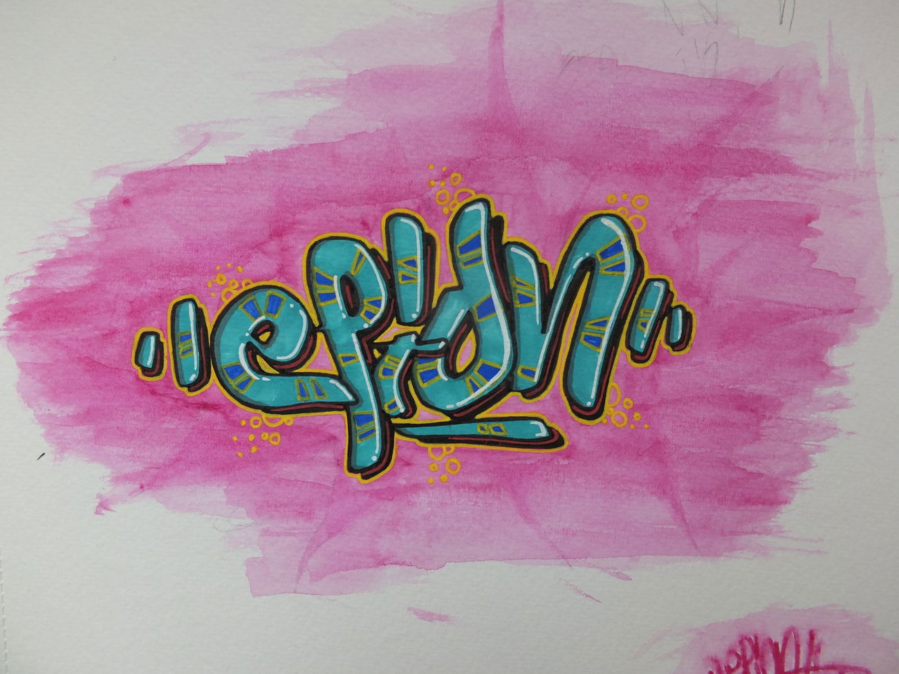 Graffiti Sketch - Photo by Epion (2017)