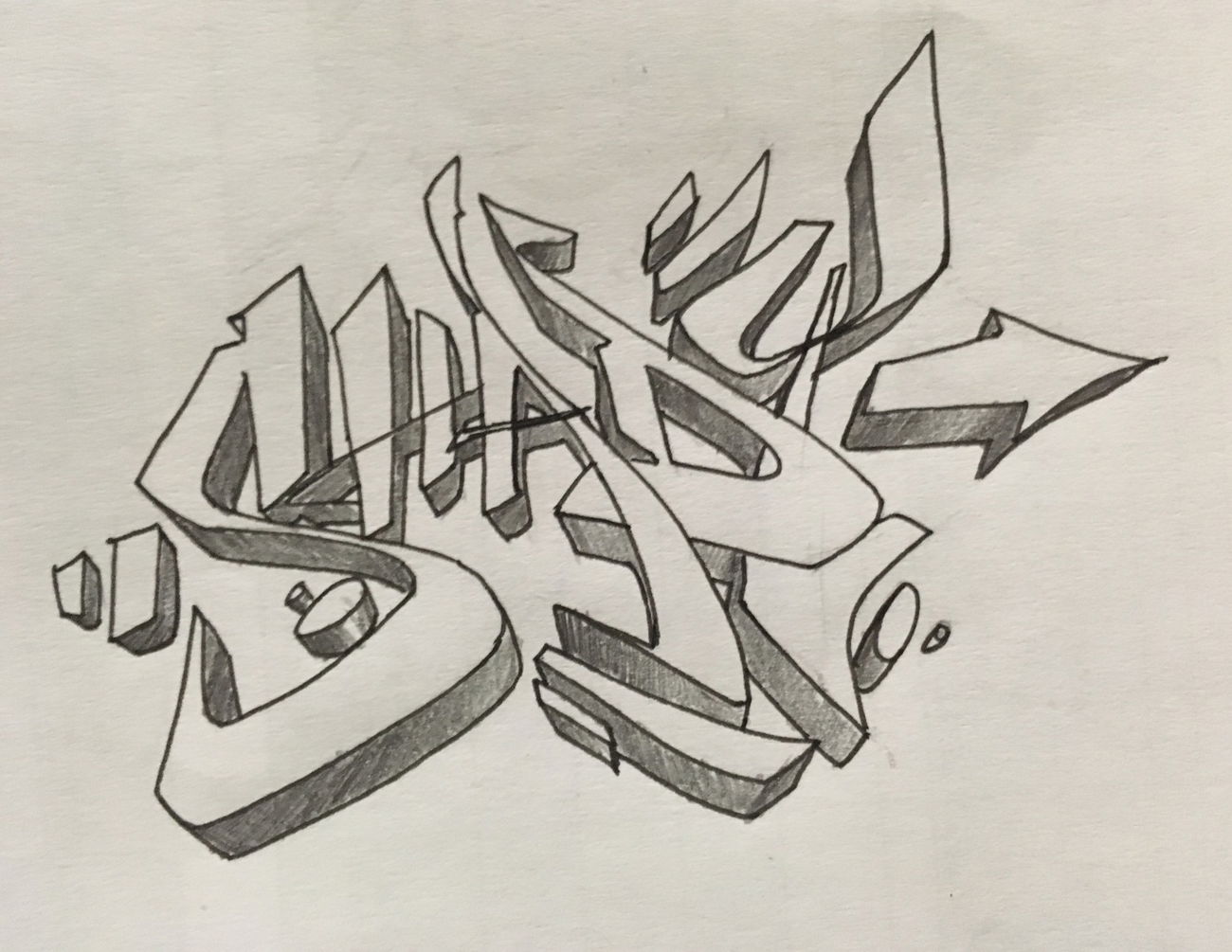 Graffiti Sketch - Photo by Epion (2018)