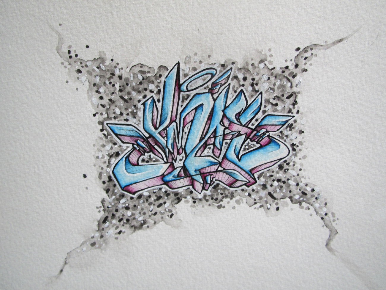 Graffiti Wall in PARIS - Photo by Epion (2017)