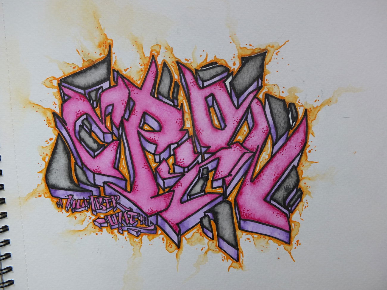 Graffiti Sketch - Photo by Epion (2017)