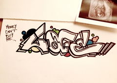 Graffiti Wall in Heidelberg - Photo by Erdnuss92 - i, love, watson (2015)