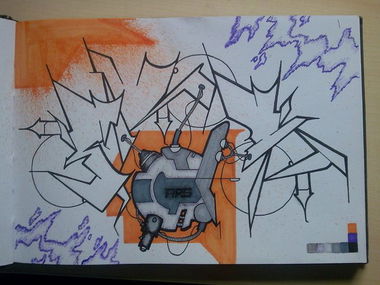 Graffiti Sketch - Photo by Erds - Erds (2011)