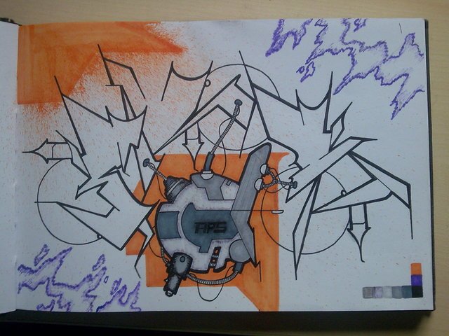 Graffiti Sketch - Photo by Erds - Erds (2011)