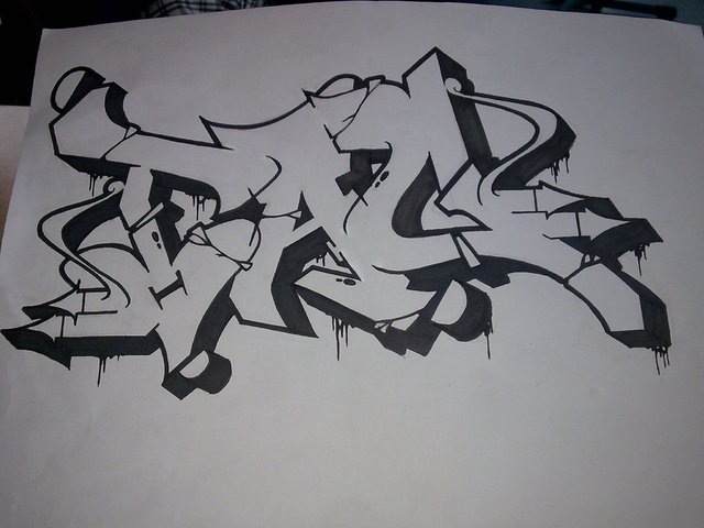 Graffiti Sketch - Photo by Erds - Tag (2012)